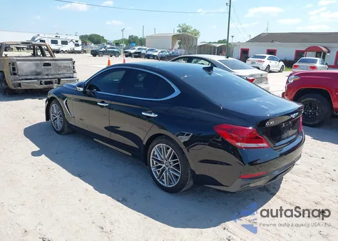 2020 Genesis G70 Elite из США, поврежденный, VIN KMTG34LA4LU050982